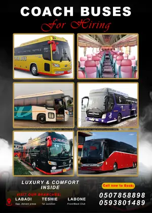 Coach Buses for Hiring, Comes With a Driver