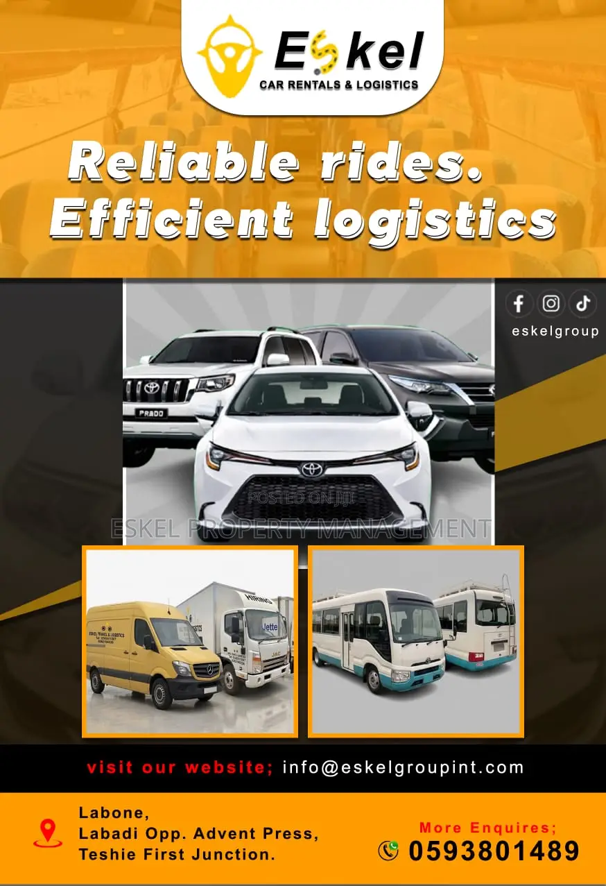 Vehicles for Rent, Comes With a Driver