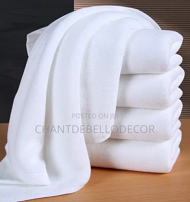 High Quality 910 Grams 5 Star Hotel White Bath-Sheet Towel