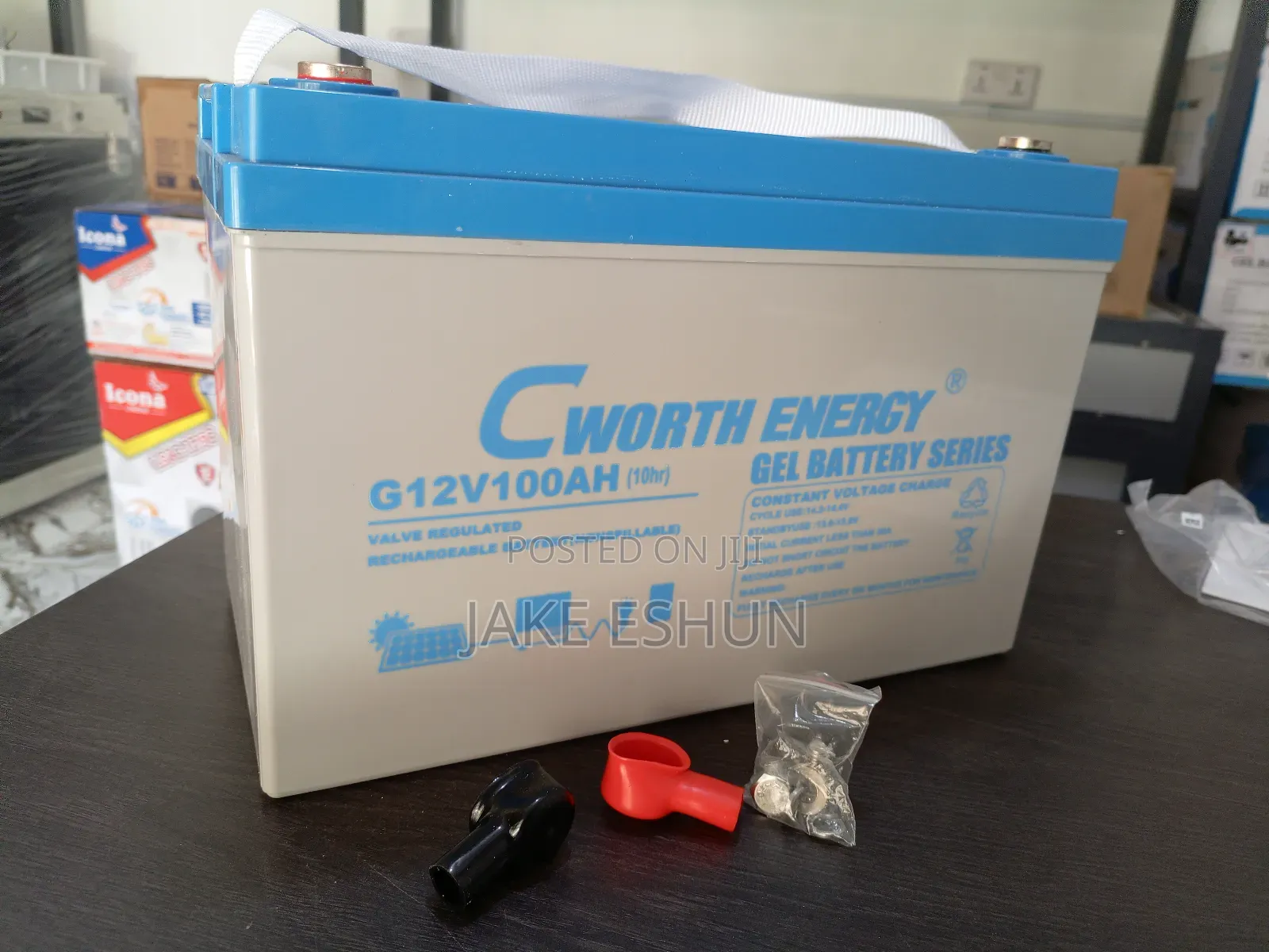 Powerful 12v 100ah Gel Battery