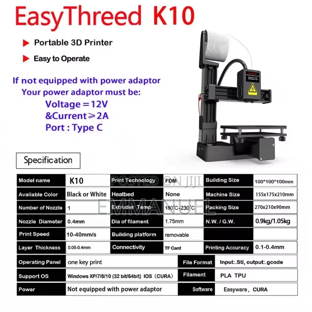 Easythreed Beginner 3d Printer