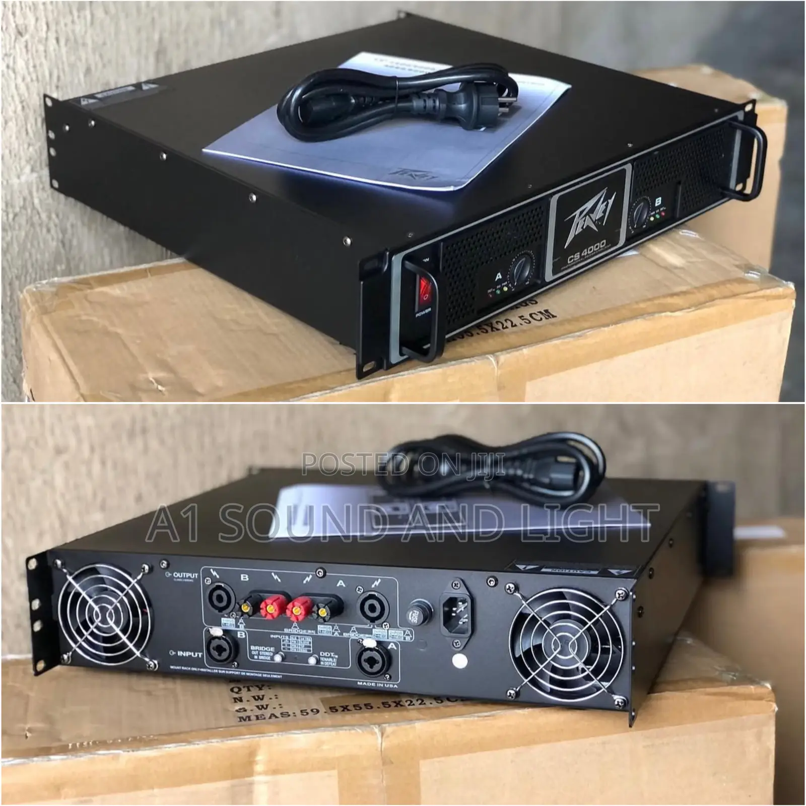 Peavey Cs4000 2 Channels Power Amplifier