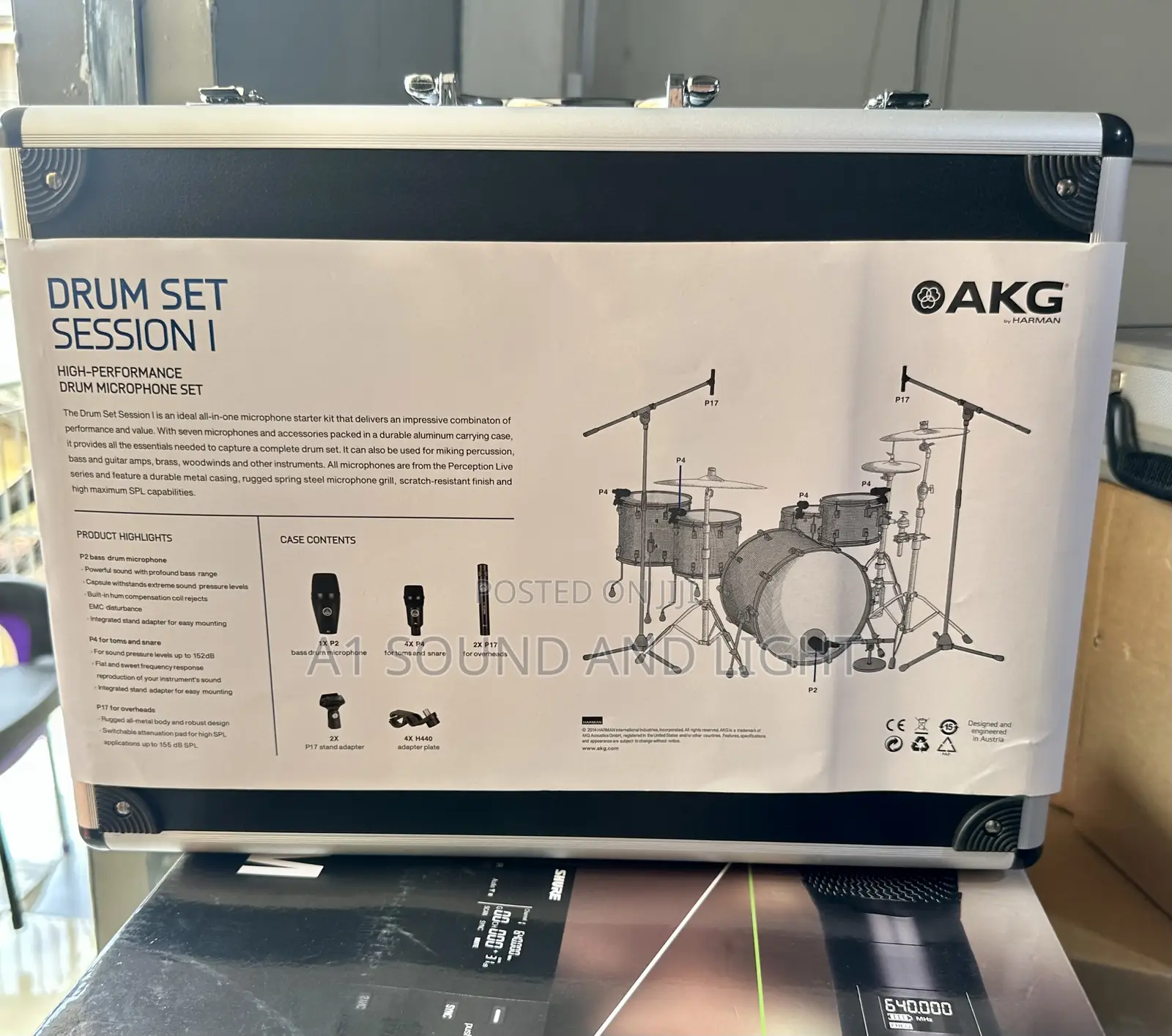 Akg Drum Set Session 1 Microphone Set