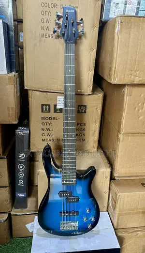 Ibanez Gio 5 Strings Passive Bass Guitar [Blue]