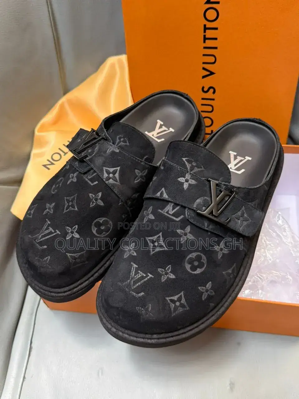 Louis Vuitton Easy Mule Black
