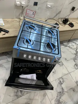 Zealous New Volcano 50×50 Gas Cooker 4 Burners, Oven Grill | Silver