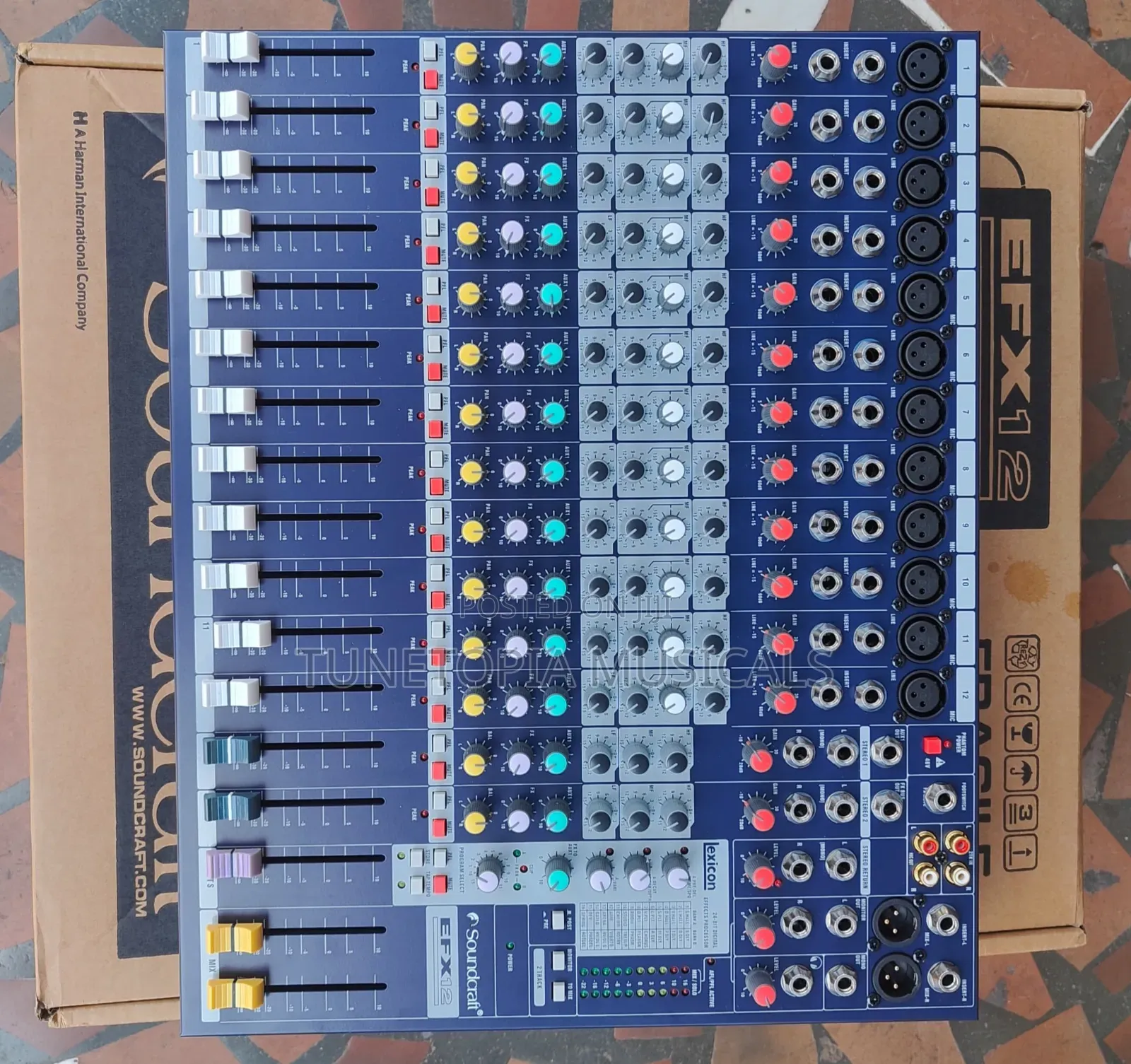 Soundcraft Efx12 12-Channel Analog Mixer