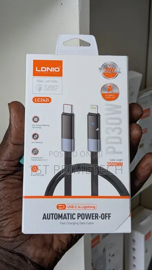 Ldnio Auto Off Type C to Lightning Cable