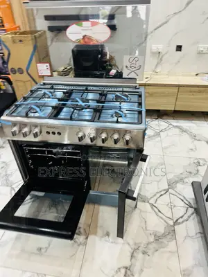Text Us Fir Your Midea Tech Gas Cooker Oven Grill 60/90 5burner Grey