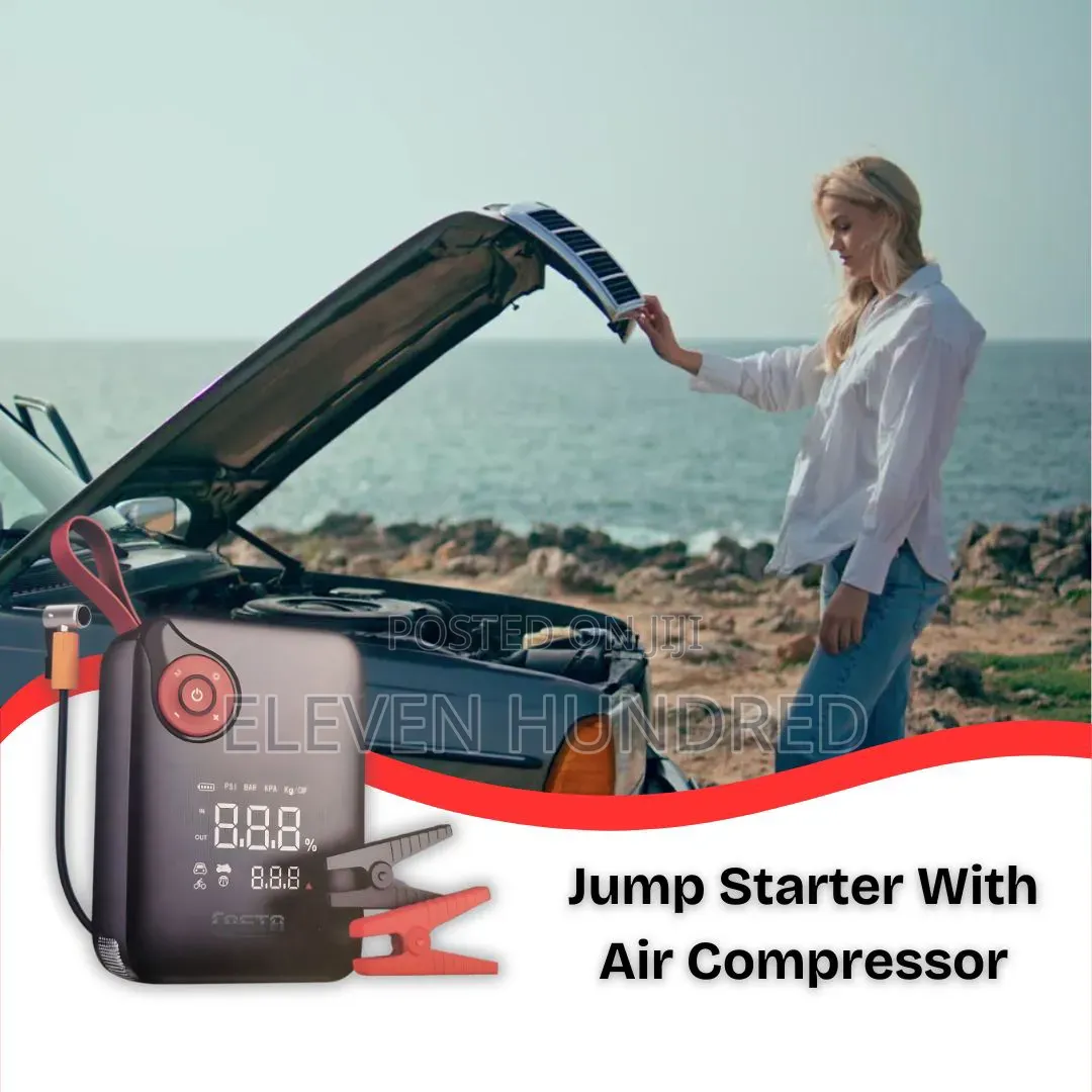 Power Bank (Heavy-Duty Car and Motorcycle Jump Starter.)