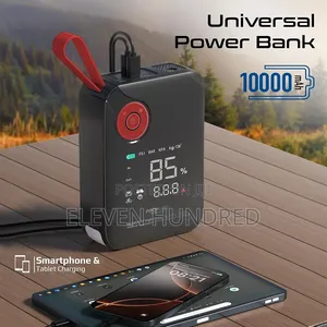 Power Bank (Heavy-Duty Car and Motorcycle Jump Starter.)