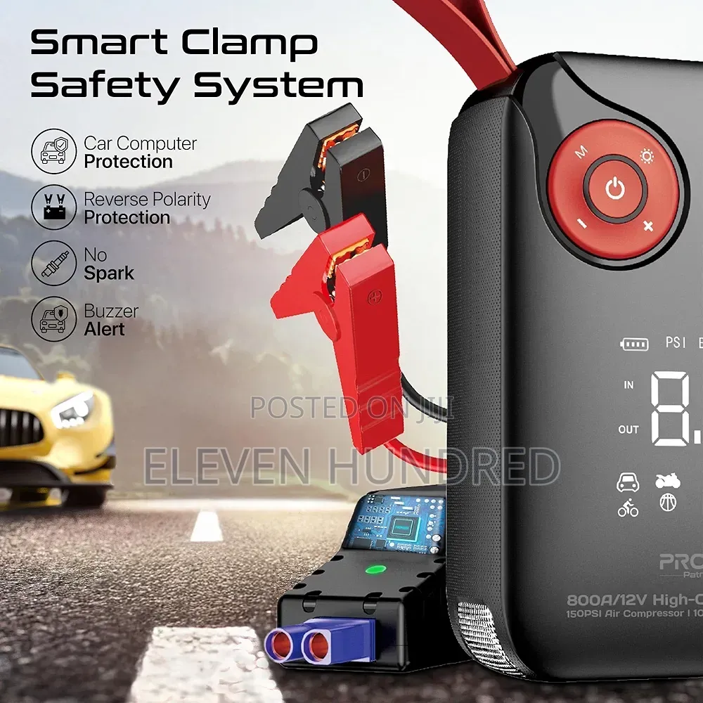 Power Bank (Heavy-Duty Car and Motorcycle Jump Starter.)