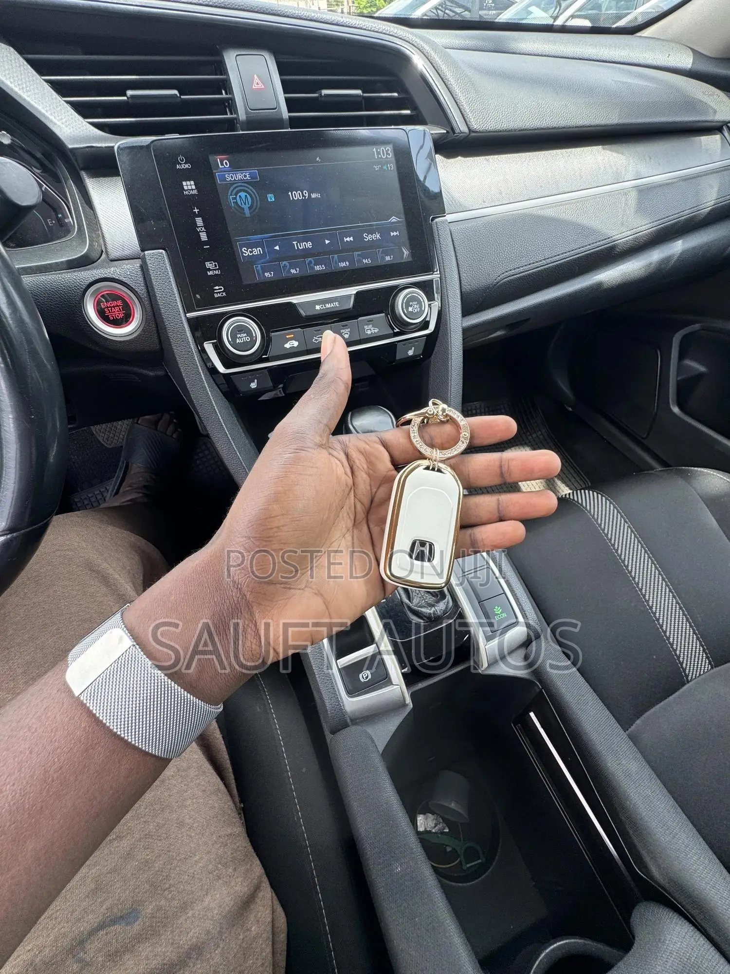 Honda Civic LX Sedan 2018 White