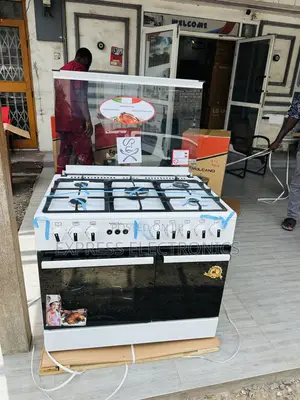 Nice Design White Gas Cooker Oven Rotisserie 5b 60/90