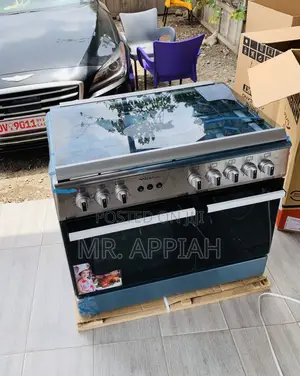 Get Unique Mediatech 60x90cm Freestanding 5 Cooker(Gray)