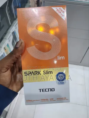 New Tecno Spark Slim 256 GB Black