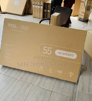 Sealed Black TCL 55p6l 55 Inches Uhd Google Led Tv