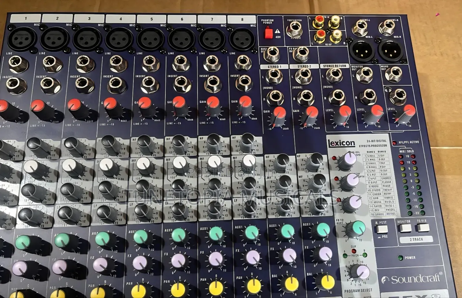 Soundcraft Efx8 8-Channel Analog Mixer