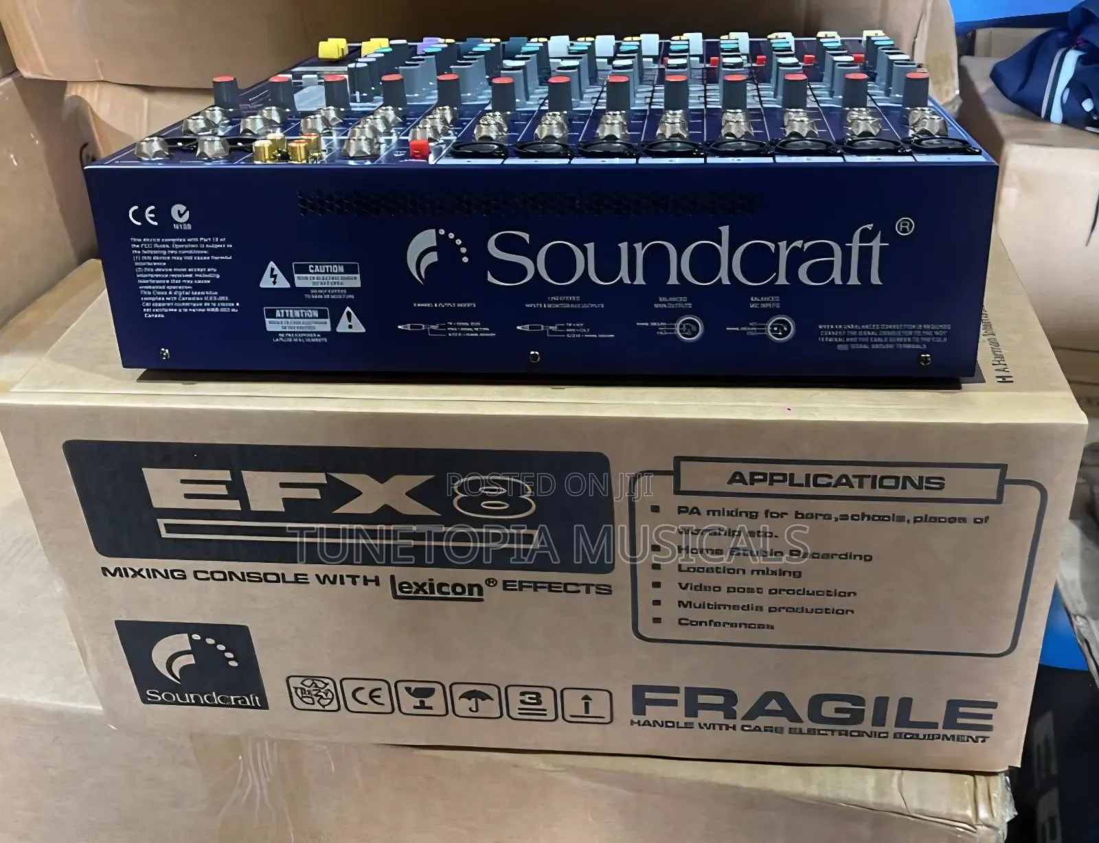 Soundcraft Efx8 8-Channel Analog Mixer