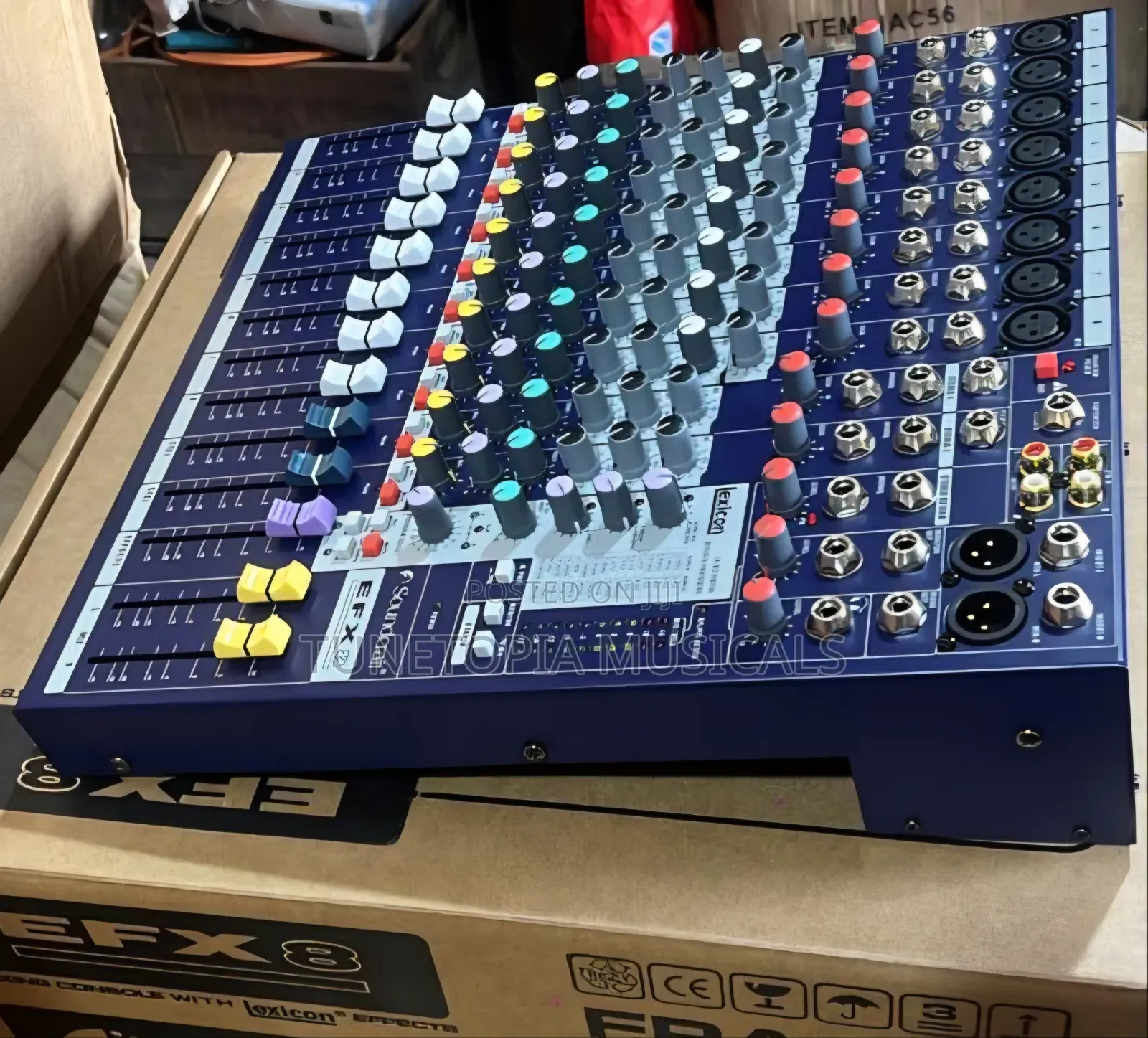 Soundcraft Efx8 8-Channel Analog Mixer