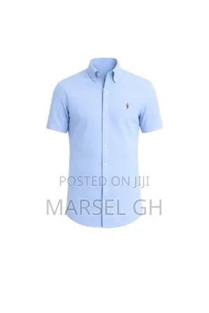 Formal Polo Shirt for Men - Light Blue