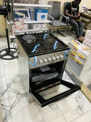 Ultra Modern Sleek Gas Electric Cooker Oven 3-1