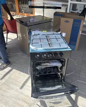 Lovely Design Midea Freestanding 4 Gas Burner With Grill(Black)