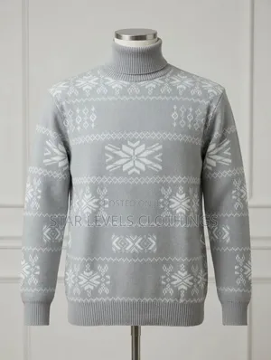 Heavy Cotton Turtle Neck Sweatshirt for Men
