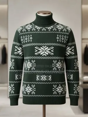 Heavy Cotton Turtle Neck Sweatshirt for Men