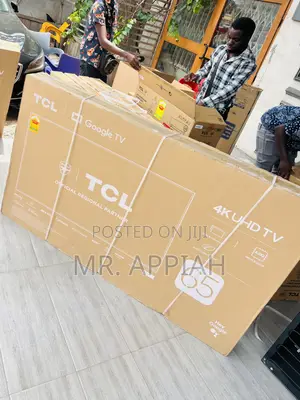 Get Unique TCL 65” Uhd Smart Satellite Android Tv(Black)