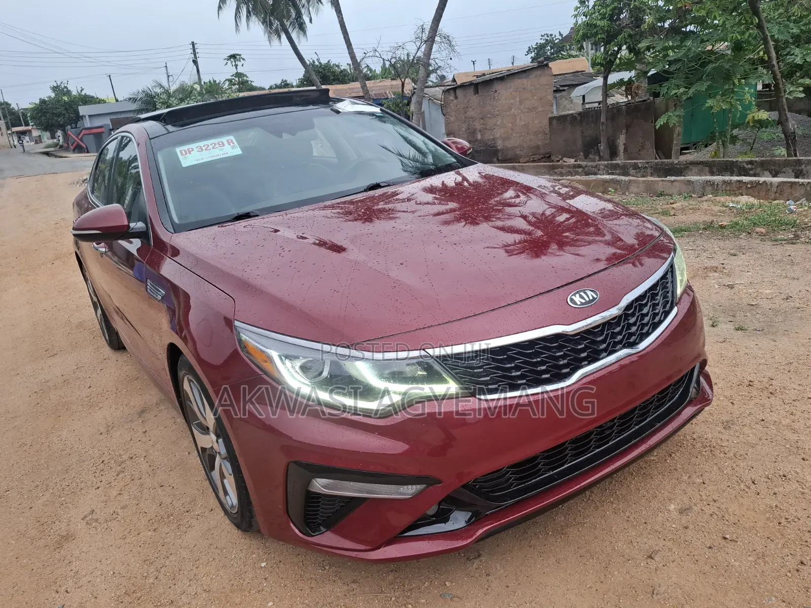 Kia Optima S 2019 Burgundy