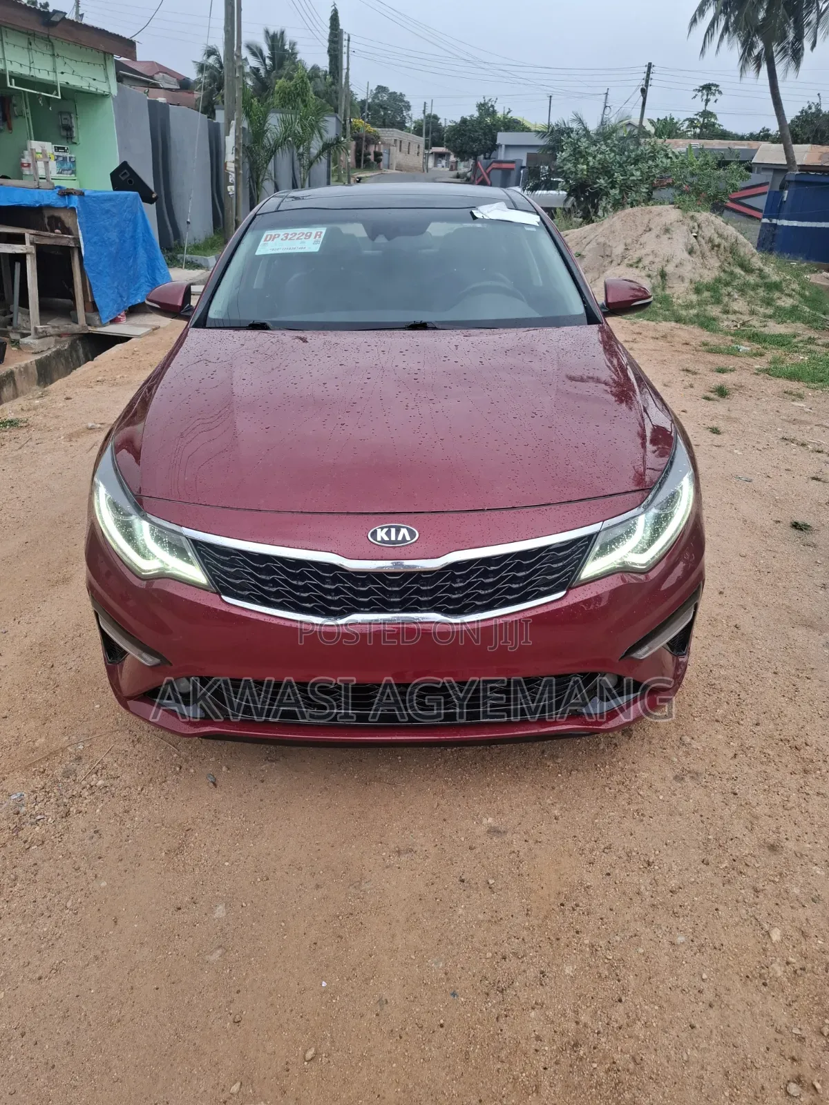 Kia Optima S 2019 Burgundy