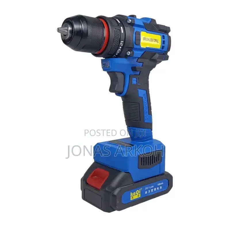 German Brushless Drilling Machine Set – 2 Batteries Case