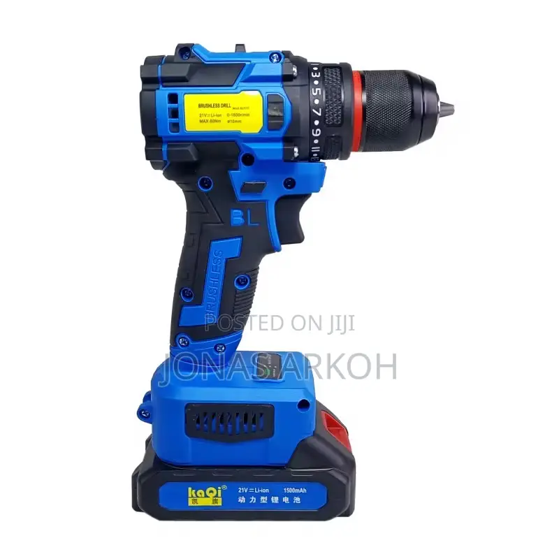 German Brushless Drilling Machine Set – 2 Batteries Case