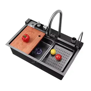 Smart Kitchen Sink Includes Faucet and Accessories