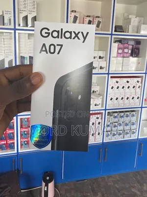 New Samsung Galaxy A07 4G 64 GB Black