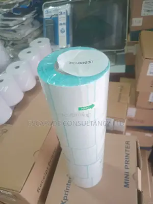 Direct Thermal Barcode Label Sticker 80x80