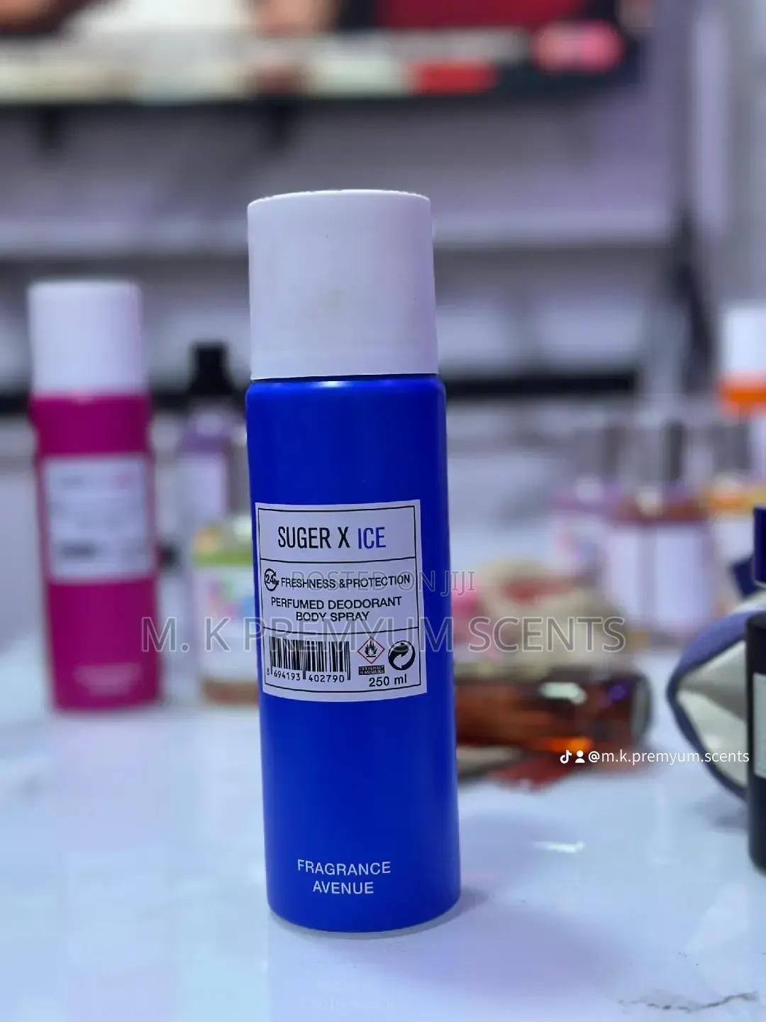 Sugar, Dove Men and Right Guard Sprays