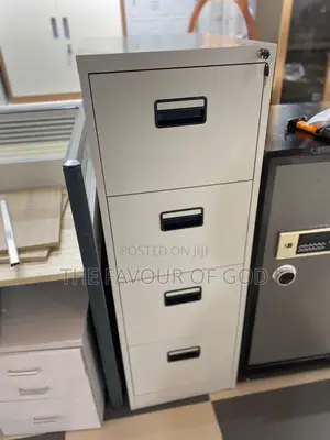 Wellmade Metallic Four Drawer Cabinet