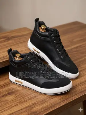 High Quality Diesel Ankle Boots (Black and White)