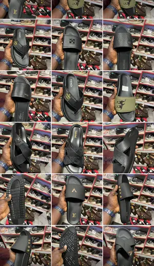Men Leather Slippers
