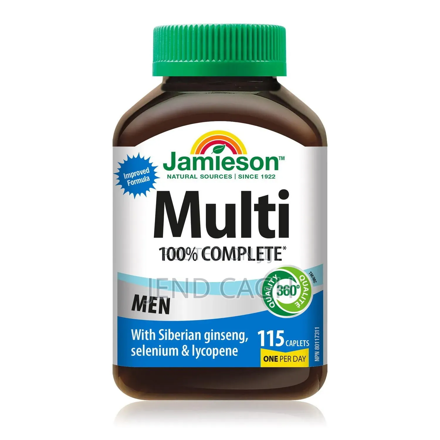 Jamieson 100% Complete Multivitamins for Men-(Made in Canada)