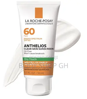 Roche-Posay Anthelios Clear Skin Sunscreen Dry Touch SPF 60, Oil Free