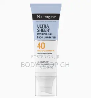 Neutrogena Ultra Sheer Invisible Gel Face Sunscreen Facial Sunscreen