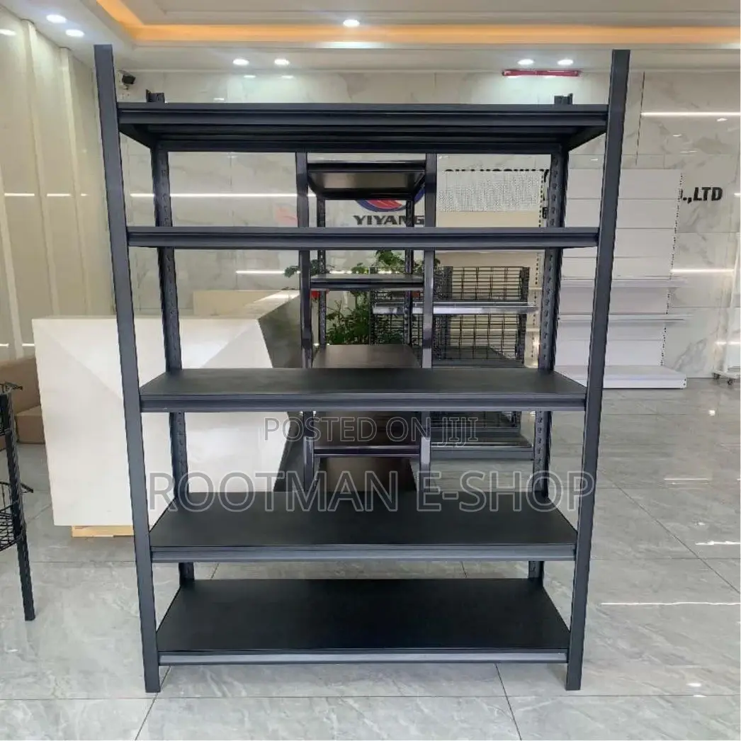 Heavy Duty Storage Rack 5 Tier Shelf Boltless Metal Shelving Unit