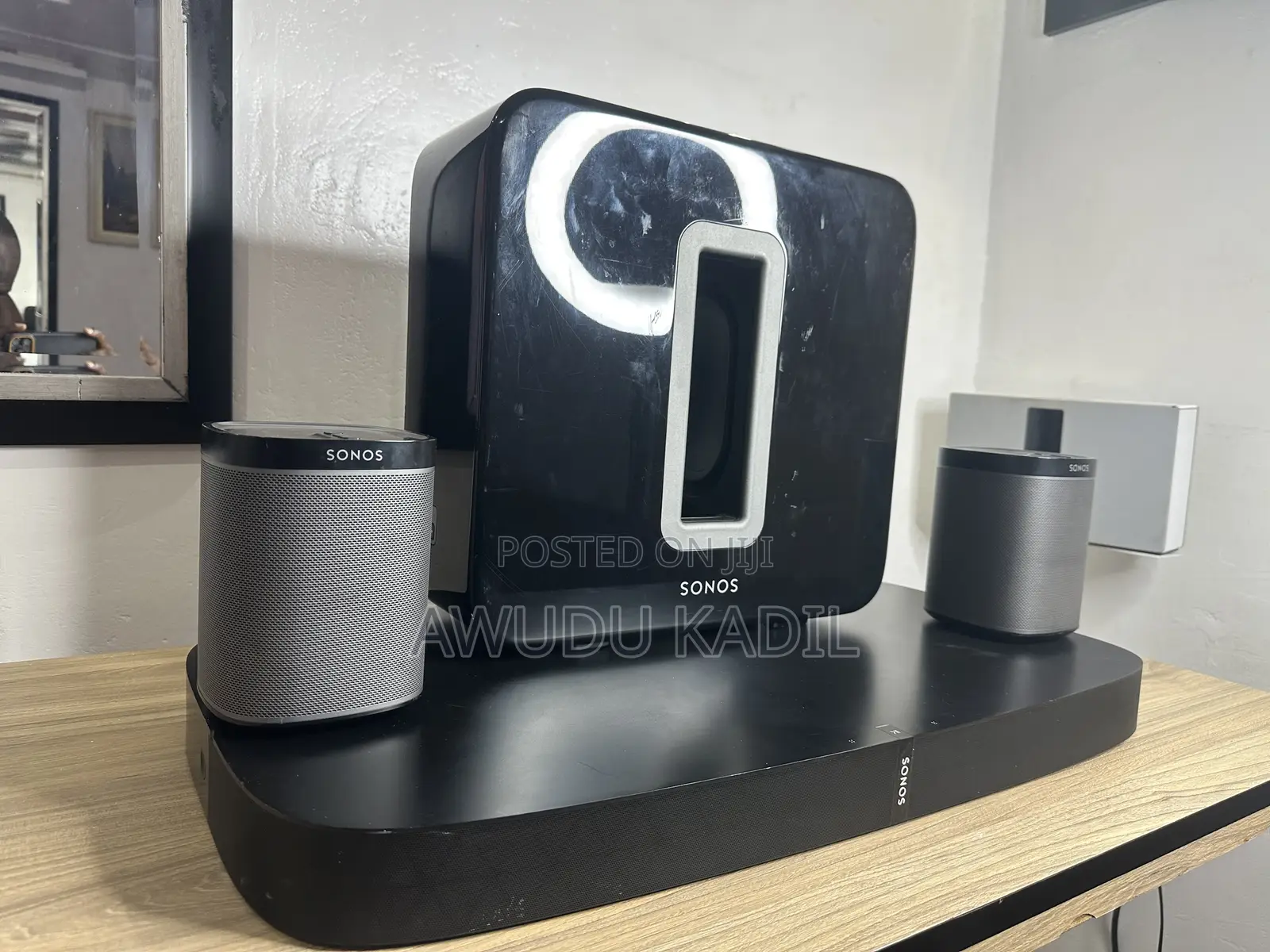 Sonos Playbase With Sonos Gen2 Subwoofer + Surround One Sl Speaker