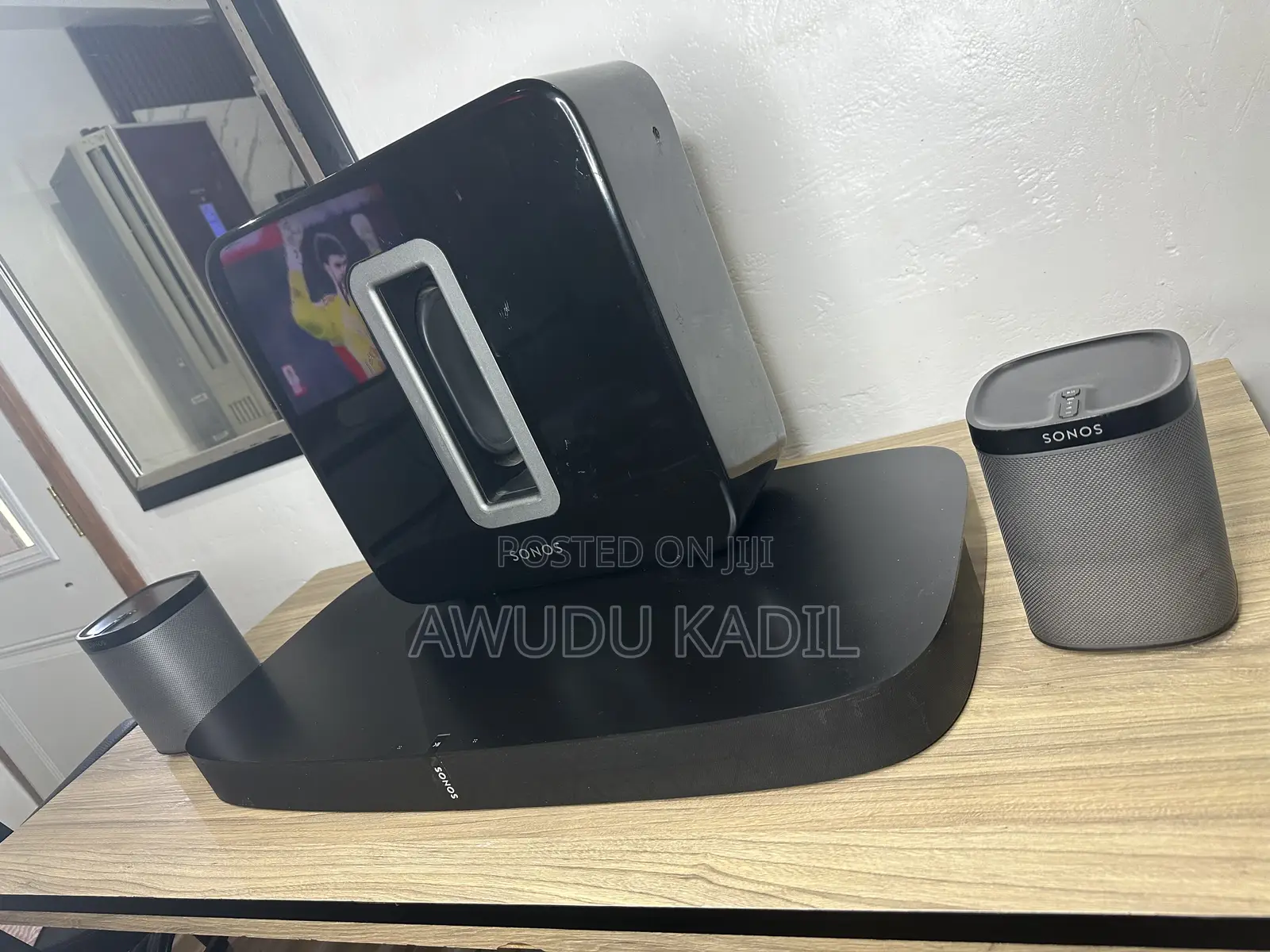 Sonos Playbase With Sonos Gen2 Subwoofer + Surround One Sl Speaker