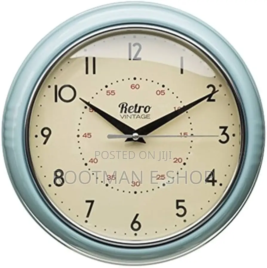 New Elegent Retro Clock - Duck Egg Stylish Wall Clocks