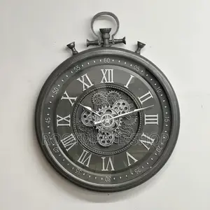 Vintage Skeleton Battery Powered Analogue Wall Clock
