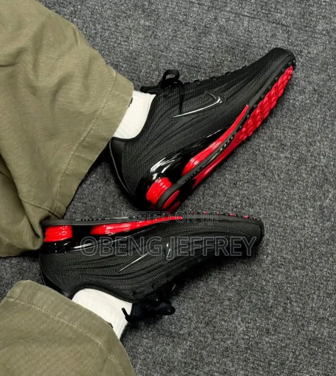 Original Nike Shox Z Black/University Red